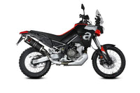 mivv exhaust slip on dakar aprilia tuareg 660 2022
