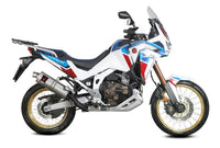 mivv exhaust slip on dakar honda africa twin crf1100l 2020