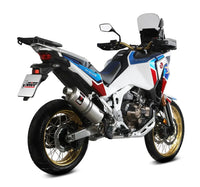 mivv exhaust slip on dakar honda africa twin crf1100l 2020
