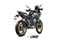 mivv exhaust slip on dakar kove 800x 2024 black