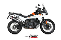 mivv exhaust slip on dakar ktm 790 890 r adventure 2019 2023