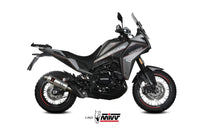 mivv exhaust slip on dakar moto morini x cape 2021 2024 stainless steel