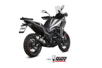 mivv exhaust slip on dakar moto morini x cape 2021 2024 stainless steel