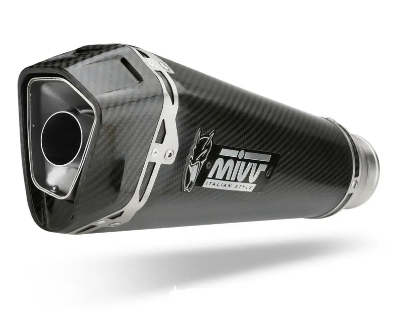 mivv exhaust slip on delta race bmw s1000r 2017 2020