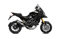 mivv exhaust slip on delta race ducati multistrada 1200 2010 2014