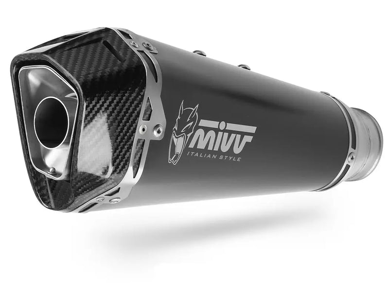 mivv exhaust slip on delta race ducati multistrada 1200 2010 2014