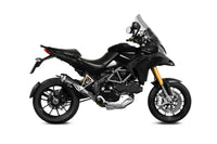 mivv exhaust slip on delta race ducati multistrada 1200 2010 2014