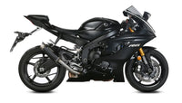 mivv exhaust slip on gp pro high mount yamaha yzf r6 2017