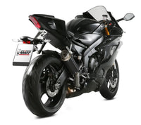 mivv exhaust slip on gp pro high mount yamaha yzf r6 2017