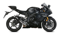 mivv exhaust slip on gp pro high mount yamaha yzf r6 2017