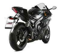 mivv exhaust slip on gp pro high mount yamaha yzf r6 2017