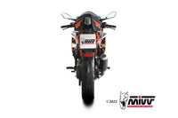 mivv exhaust slip on mk3 ktm rc 390 2021 2024 carbon fiber