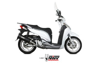 mivv exhaust slip on mover honda sh300 2007 2014 black
