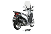 mivv exhaust slip on mover honda sh300 2007 2014 black