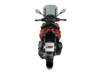mivv exhaust slip on mover piaggio beverly 400 2021 black