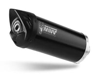 mivv exhaust slip on mover piaggio beverly 400 2021 black
