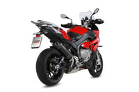 mivv exhaust slip on oval high mount bmw s1000xr 2015 2019