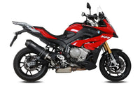 mivv exhaust slip on oval high mount bmw s1000xr 2015 2019