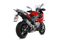 mivv exhaust slip on oval high mount bmw s1000xr 2015 2019