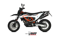 mivv exhaust slip on oval ktm 690 smc r 2020