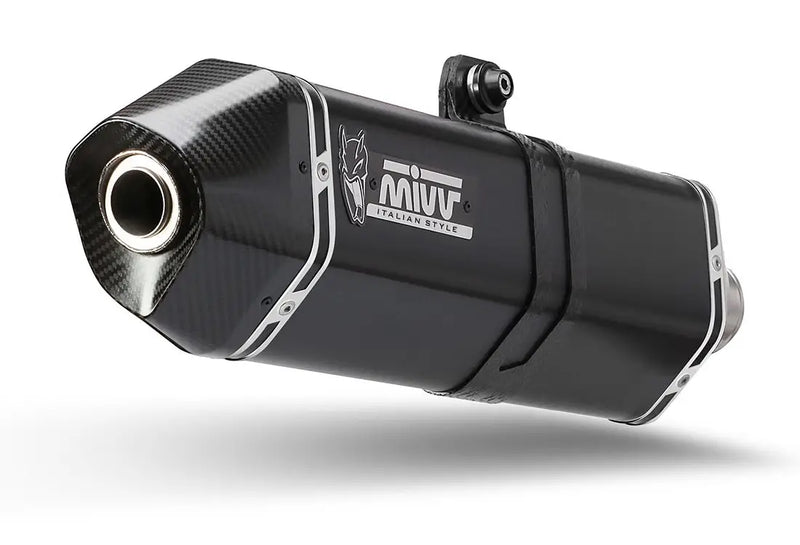 mivv exhaust slip on speed edge moto guzzi v85 tt 2019
