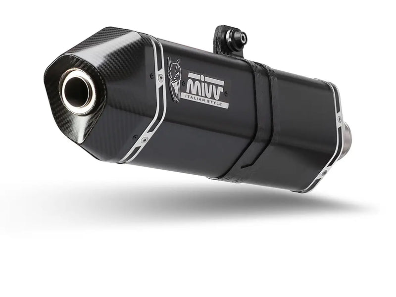 mivv exhaust slip on speed edge triumph tiger 900 gt pro rally 2021