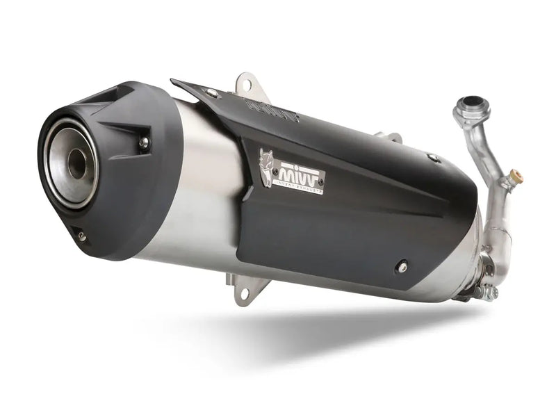 mivv exhaust slip on without cat piaggio beverly 400 500 2006 2010