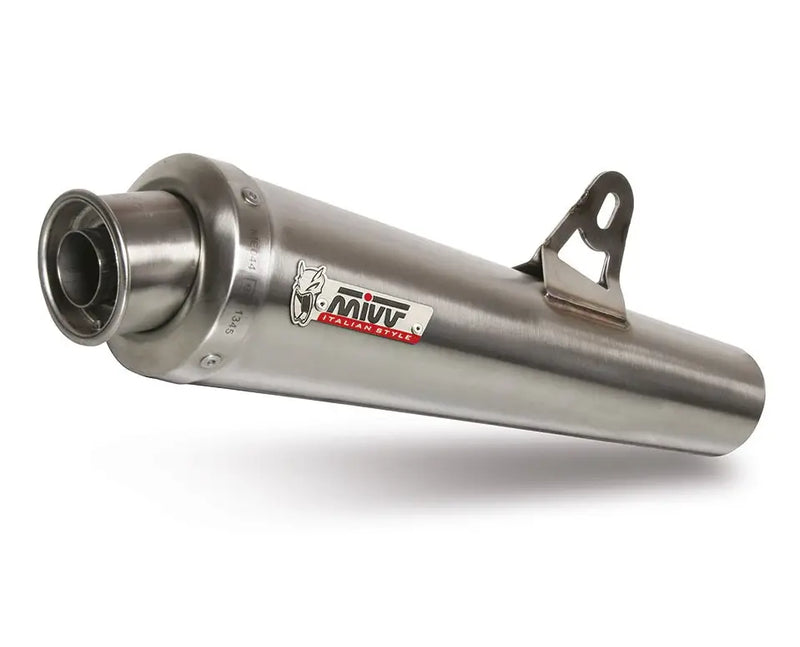 mivv exhaust slip on x cone honda cbr600fs 2001 2003 stainless steel