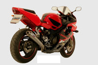 mivv exhaust slip on x cone honda cbr600fs 2001 2003 stainless steel