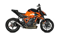 mivv exhaust slip on xm5 ktm 1290 superduke 2020 titanium