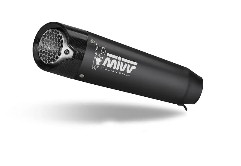 mivv exhaust slip on xm5 suzuki gsx 8s r 2022 2024 black