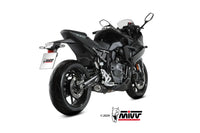 mivv exhaust slip on xm5 suzuki gsx 8s r 2022 2024 black