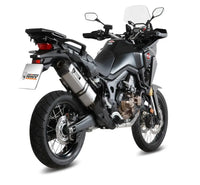 mivv exhaust speed edge slip on honda crf1000l africa twin 2016