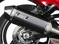 mivv exhaust speed edge slip on suzuki gsx r1300 hayabusa 2008