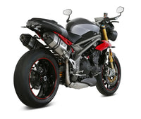mivv exhaust speed edge slip on triumph speed triple 2016 2017