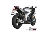 mivv exhaust sr 1 slip on aprilia rsv4 tuono v4 1100 2021 2024