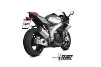 mivv exhaust sr 1 slip on aprilia rsv4 tuono v4 1100 2021 2024