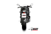mivv exhaust sr 1 slip on suzuki gsx 8s r 2022 2024 black