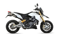 mivv exhaust suono slip on aprilia dorsoduro 1200 2012 2016