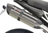 mivv exhaust suono slip on ducati hypermotard 1100 1100 evo 2007 2012