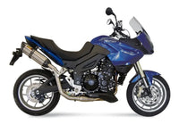 mivv exhaust suono slip on high mount triumph tiger 1050 2007 2013