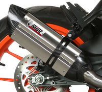 mivv exhaust suono slip on ktm 125 200 390 duke rc125 rc390 2017