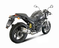 mivv exhaust suono slip on low mount ducati monster 695 2006 2008