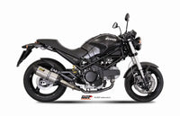 mivv exhaust suono slip on low mount ducati monster 695 2006 2008