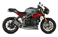 mivv exhaust suono slip on low mount triumph speed triple 2016 2017