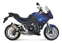 mivv exhaust suono slip on low mount triumph tiger 1050 2007 2013