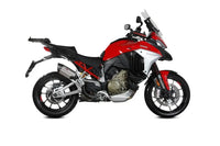 mivv exhaust suono slip on multistrada v4 1100 s 2021 titanium