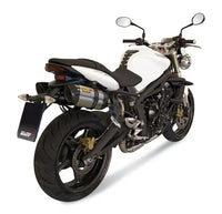 mivv exhaust suono slip on triumph street triple 2007 2012