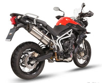 mivv exhaust suono slip on triumph tiger 800 2011