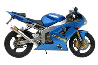 mivv exhaust x cone slip on kawasaki zx 6 r 636 2003 2004 stainless steel